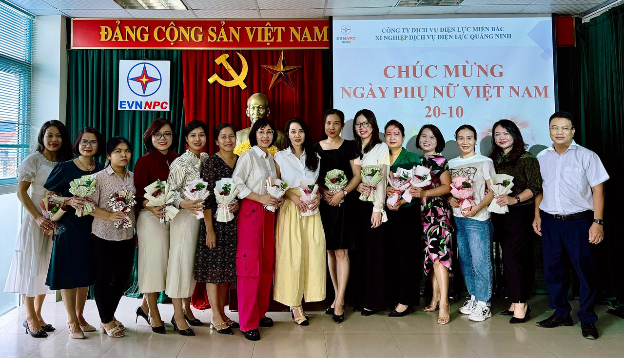 Xí nghiệp Dịch vụ Điện lực Quảng Ninh tri ân ngày Phụ nữ Việt Nam và gửi lời cảm ơn đặc biệt tới toàn thể nữ cán bộ công nhân viên